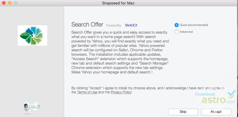 is there snapseed for mac